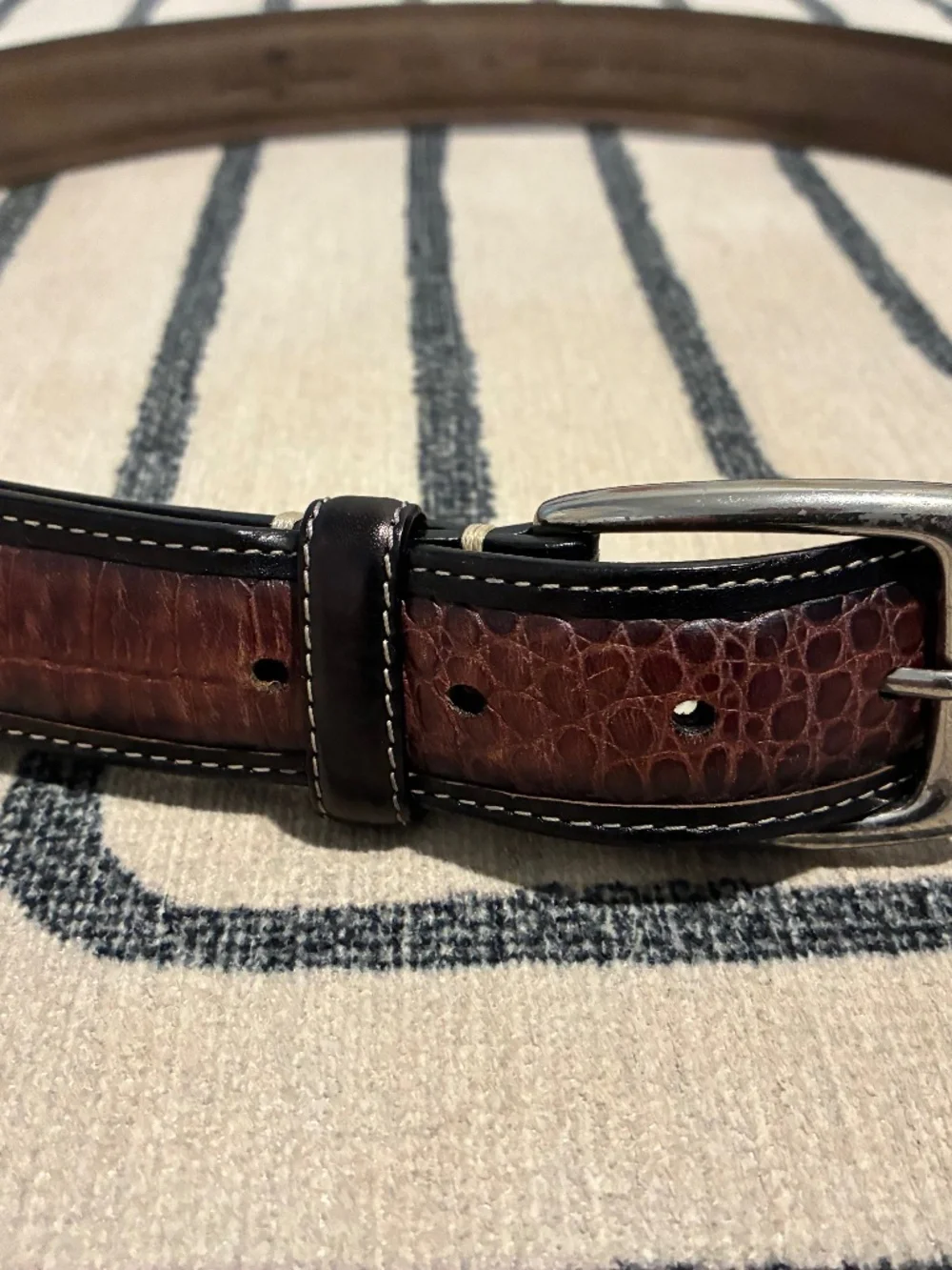 3 leather belts, gently used